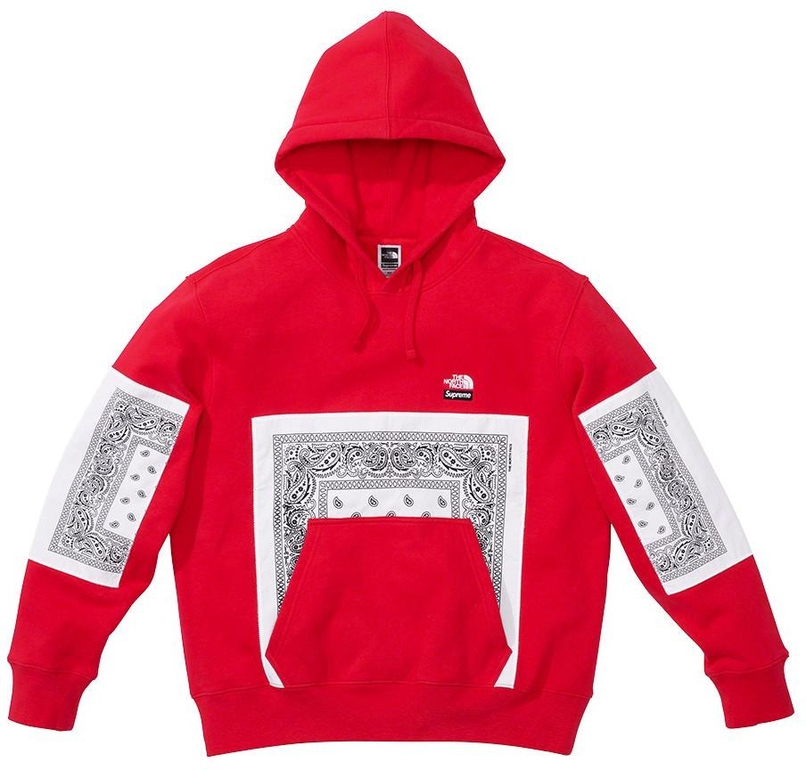 Supreme®/The North Face® Bandana Hooded Sweatshirt view 5